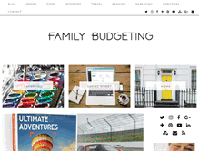 Tablet Screenshot of family-budgeting.co.uk